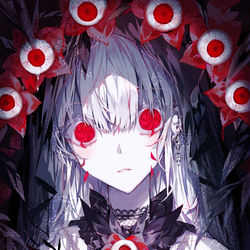 This is a pixiv picture whose title is 👁.