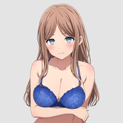 This is a pixiv picture whose title is 下着そよりん.