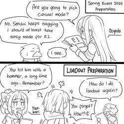 This is a pixiv picture whose title is Spring Event 2025 : E1 intro.