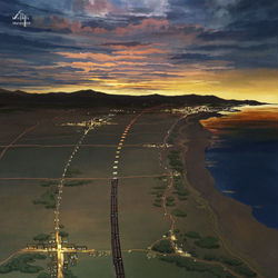 This is a pixiv picture whose title is 旅路.