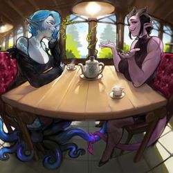This is a pixiv picture whose title is Araeline and Ceres.