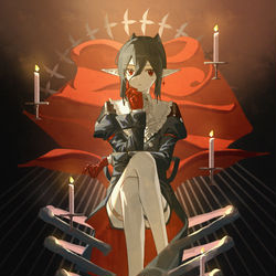 This is a pixiv picture whose title is 再摸一次隐德来希.
