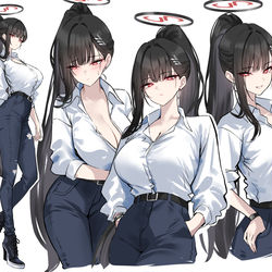 This is a pixiv picture whose title is 👖.