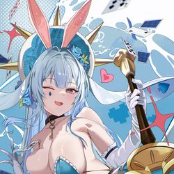 This is a pixiv picture whose title is 玛女郎DLC-三月兔.