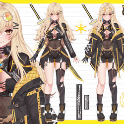 This is a pixiv picture whose title is 【香港Vtuber】金宮アイラ.