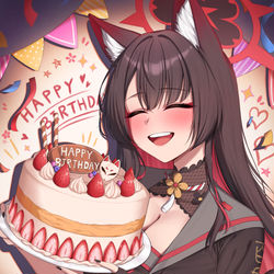 This is a pixiv picture whose title is Happy Birthday Wakamo!!!.