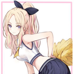 This is a pixiv picture whose title is チア会長描いた.