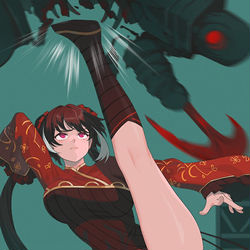 This is a pixiv picture whose title is Late-night cleaning.