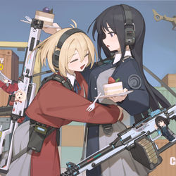 This is a pixiv picture whose title is CODM莉可丽丝联动插图.