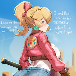 This is a pixiv picture whose title is Princess Peach World Tour.