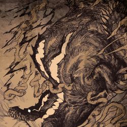 This is a pixiv picture whose title is Deviljho.