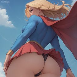 This is a pixiv picture whose title is Supergirl.