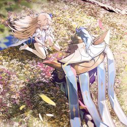 This is a pixiv picture whose title is 2025-04-04 [偽聖女] カルテジア,カーディアンテ.