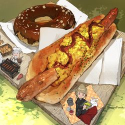 This is a pixiv picture whose title is ランチに緑は必要か！？.