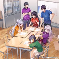This is a pixiv picture whose title is にじさんじ「ANYCOLOR MAGAZINE」.