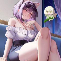 This is a pixiv picture whose title is 大猫.