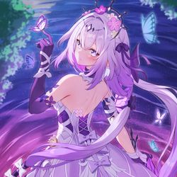 This is a pixiv picture whose title is 遐蝶.