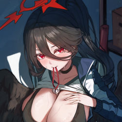 This is a pixiv picture whose title is ハスミ.