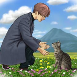 This is a pixiv picture whose title is 逢いたい.