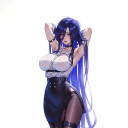 This is a pixiv picture whose title is 原神 散发克洛琳德.