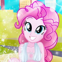 This is a pixiv picture whose title is Trainer Pinkie Pie!.