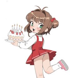 This is a pixiv picture whose title is Sakura bday.