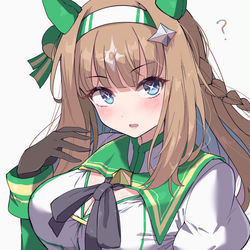This is a pixiv picture whose title is スズカ衣装のアーモンドアイ.