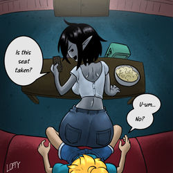 This is a pixiv picture whose title is Finnceline Movie Night.