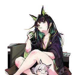 This is a pixiv picture whose title is 哝~来一罐？.