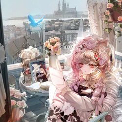 This is a pixiv picture whose title is 宛先のない手紙.