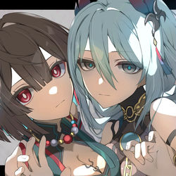 This is a pixiv picture whose title is 無題.
