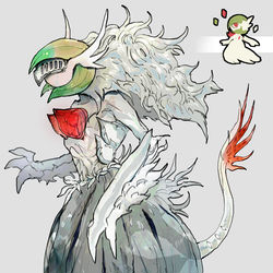 This is a pixiv picture whose title is サーナイト　竜化.