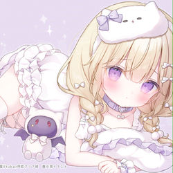 This is a pixiv picture whose title is 〚お仕事〛月紫アリアちゃん.