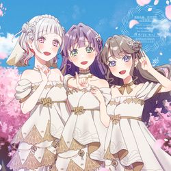 This is a pixiv picture whose title is 『いずれ会う約束の桜』.