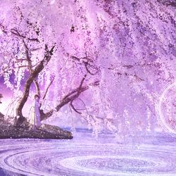 This is a pixiv picture whose title is 桜渦.