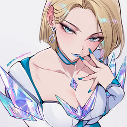 This is a pixiv picture whose title is エマ・フロストrkgk.