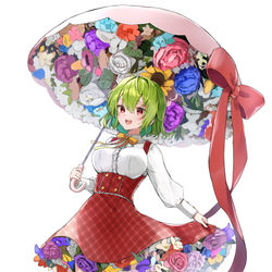 This is a pixiv picture whose title is おはないっぱいゆうかりん！.