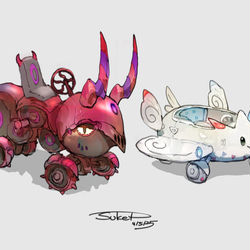 This is a pixiv picture whose title is Pokémon Kart.