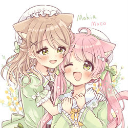 This is a pixiv picture whose title is 春マキモコ.
