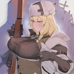 This is a pixiv picture whose title is Mosin.