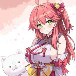 This is a pixiv picture whose title is みこち.