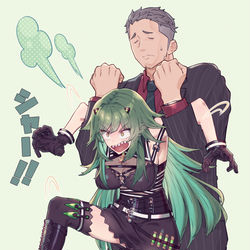 This is a pixiv picture whose title is 止める舞元.