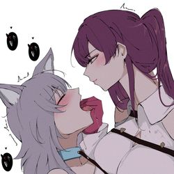 This is a pixiv picture whose title is 🐶.