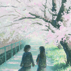This is a pixiv picture whose title is 無題.