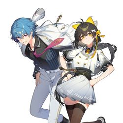 This is a pixiv picture whose title is リナシータ学園制服.