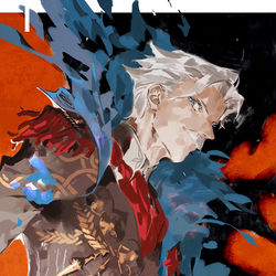 This is a pixiv picture whose title is 新宿のアーチャー.
