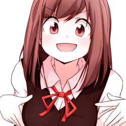 This is a pixiv picture whose title is 調子に乗ってる女の子.