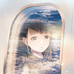 This is a pixiv picture whose title is 雲海.