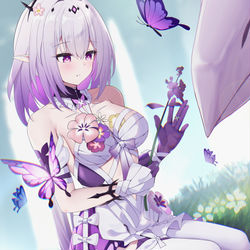 This is a pixiv picture whose title is 遐蝶.