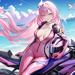 This is a pixiv picture whose title is 骑行.